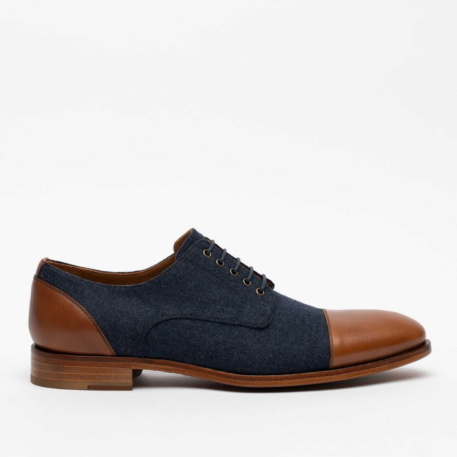 Shoes TAFT | The Jack Shoe - Navy Dress Shoes | Taft