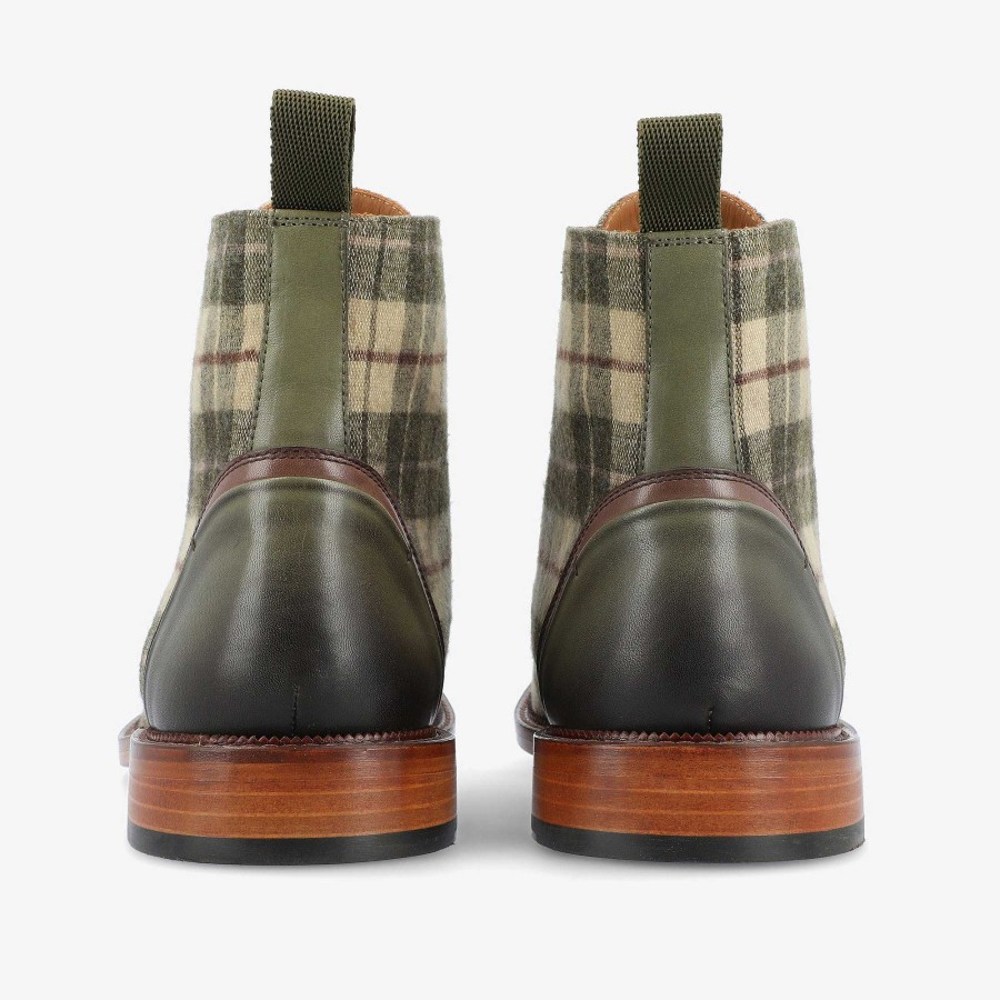 Boots TAFT | The Jack Boot In Green Plaid | Taft