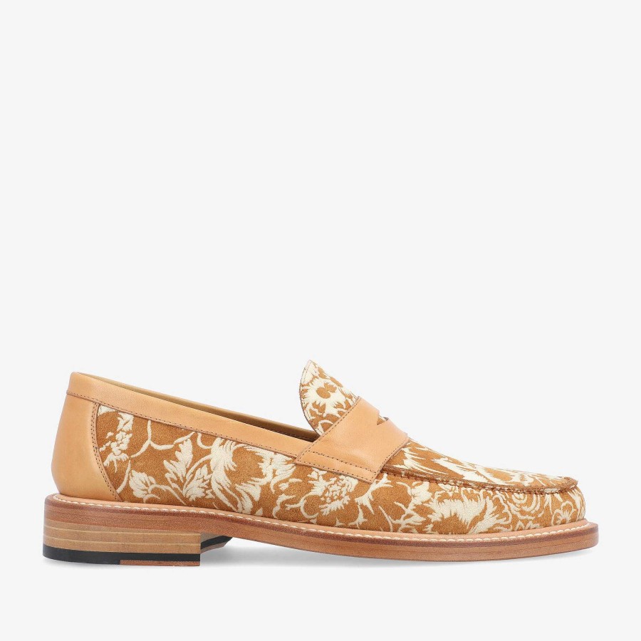 Loafers|Shoes TAFT | The Fitz Loafer In Gold Floral | Taft