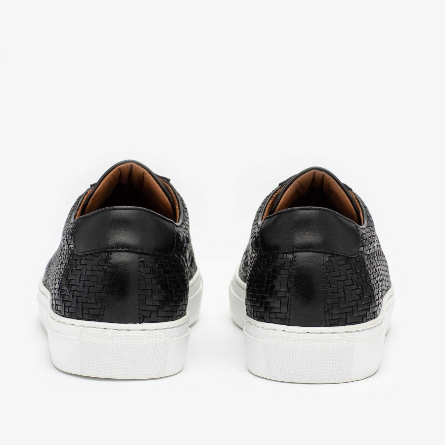 Sneakers TAFT | The Sneaker In Black Woven Leather | Taft