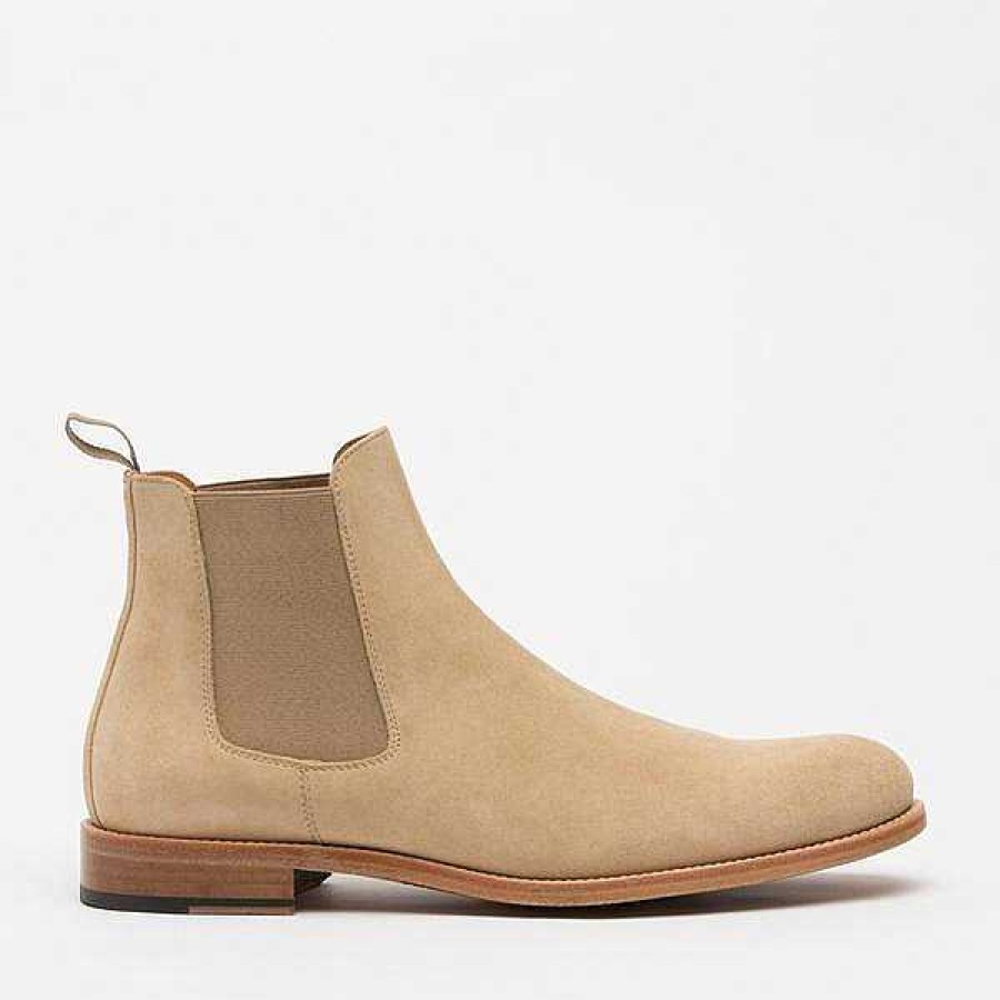 Chelsea Boots|Boots TAFT | The Jude Boot In Tonal - Men'S Beige Chelsea Boot | Taft