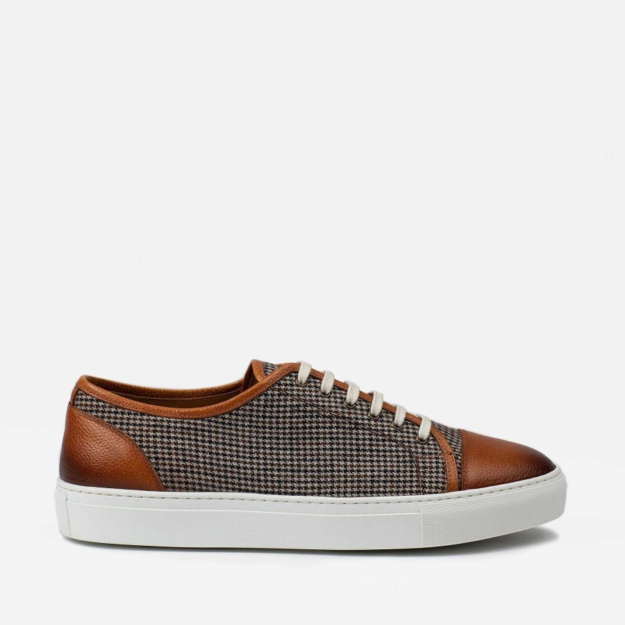 Sneakers TAFT | The Jack Sneaker - Honey/Houndstooth Sneakers | Taft