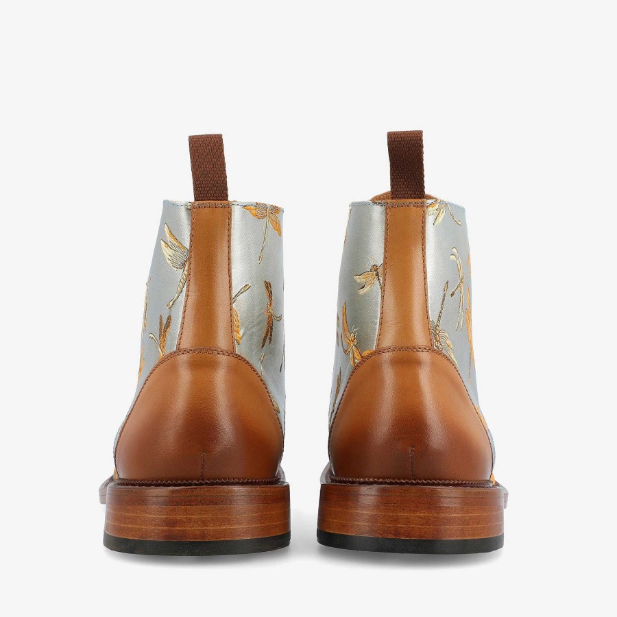 Boots TAFT | The Jack Boot In Blue Dragonfly Print | Taft