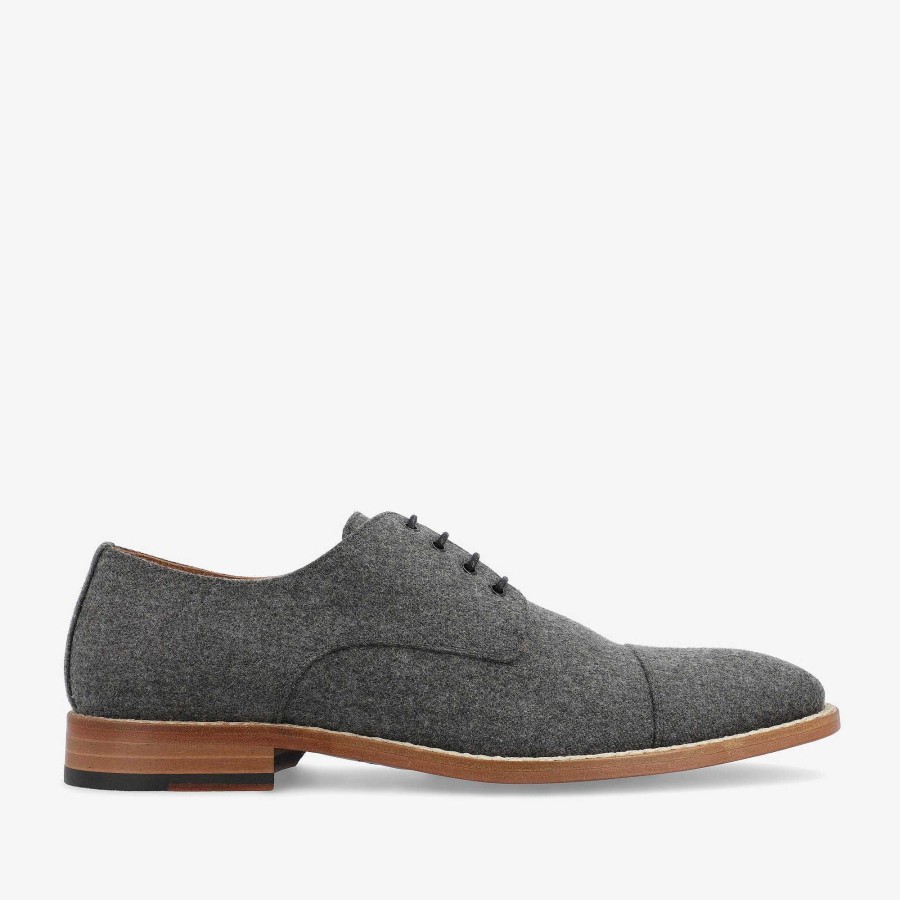 Shoes TAFT | The Kennedy Shoe In Grey Wool | Taft