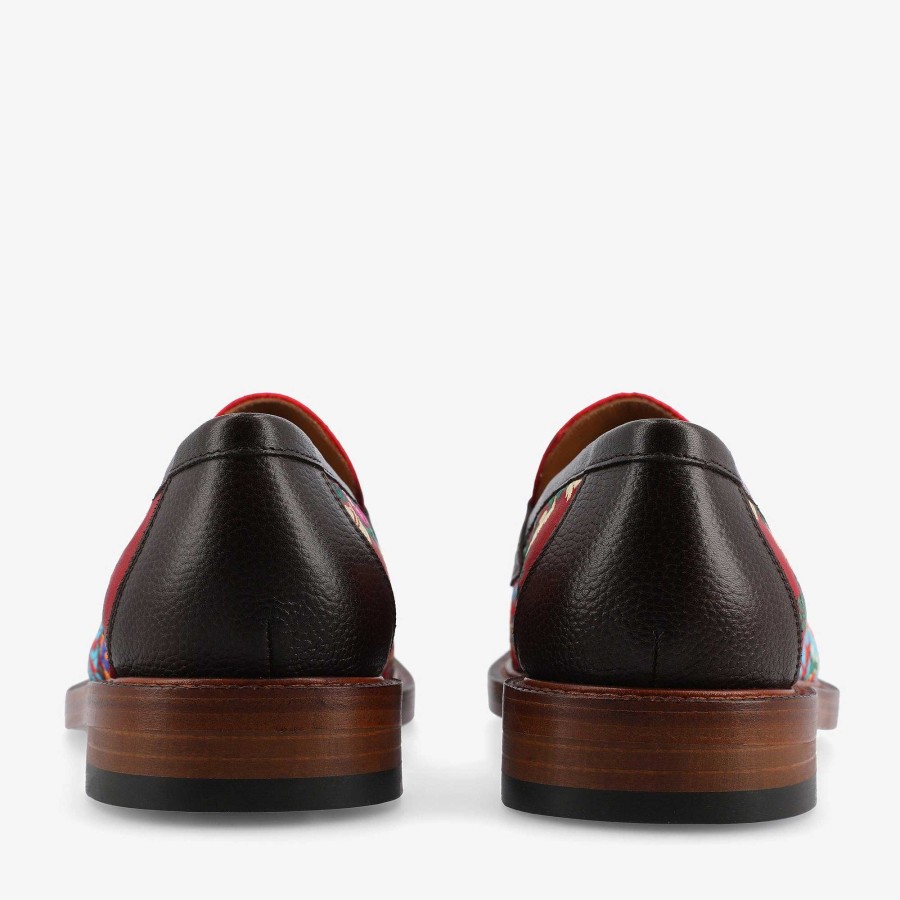 Loafers|Shoes TAFT | The Fitz Loafer In Fiore - Red Men'S Loafers | Taft