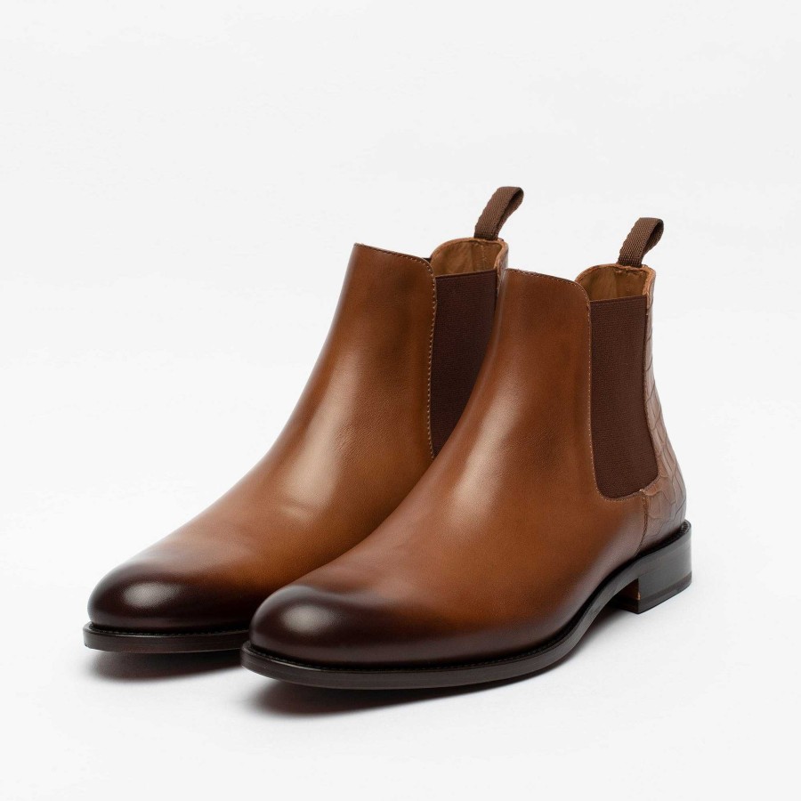 Chelsea Boots|Boots TAFT | The Hiro Boot In Honey - Men'S Leather Chelsea Boots | Taft