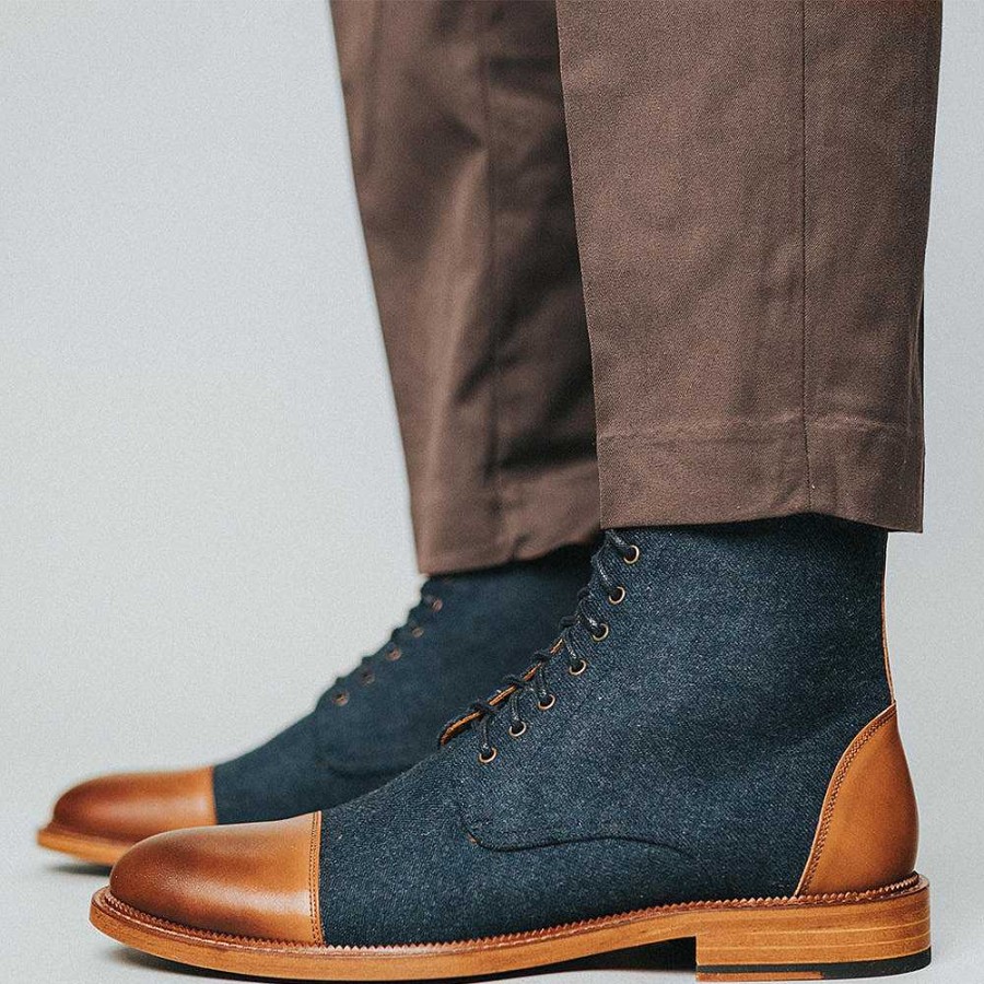 Boots TAFT | The Jack Boot In Navy - Ankle Boots | Taft