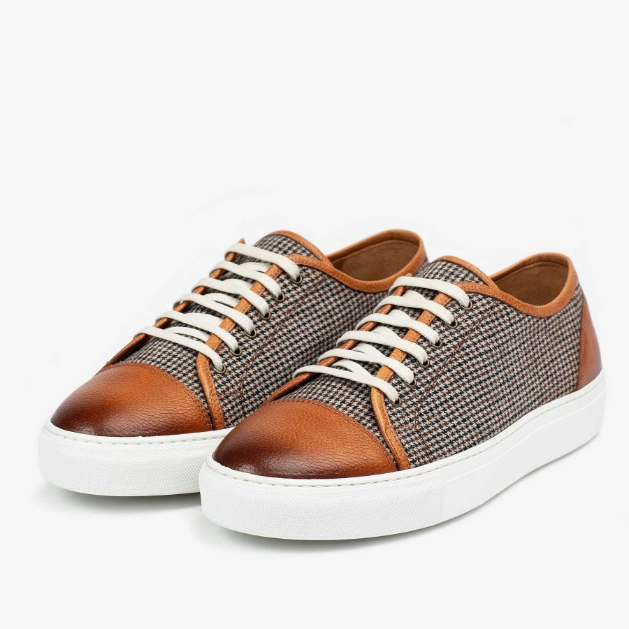 Sneakers TAFT | The Jack Sneaker - Honey/Houndstooth Sneakers | Taft