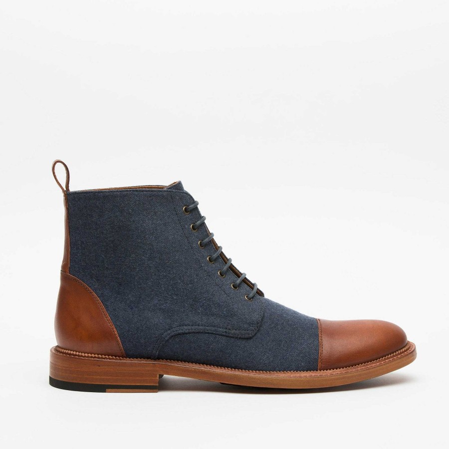 Boots TAFT | The Jack Boot In Navy - Ankle Boots | Taft