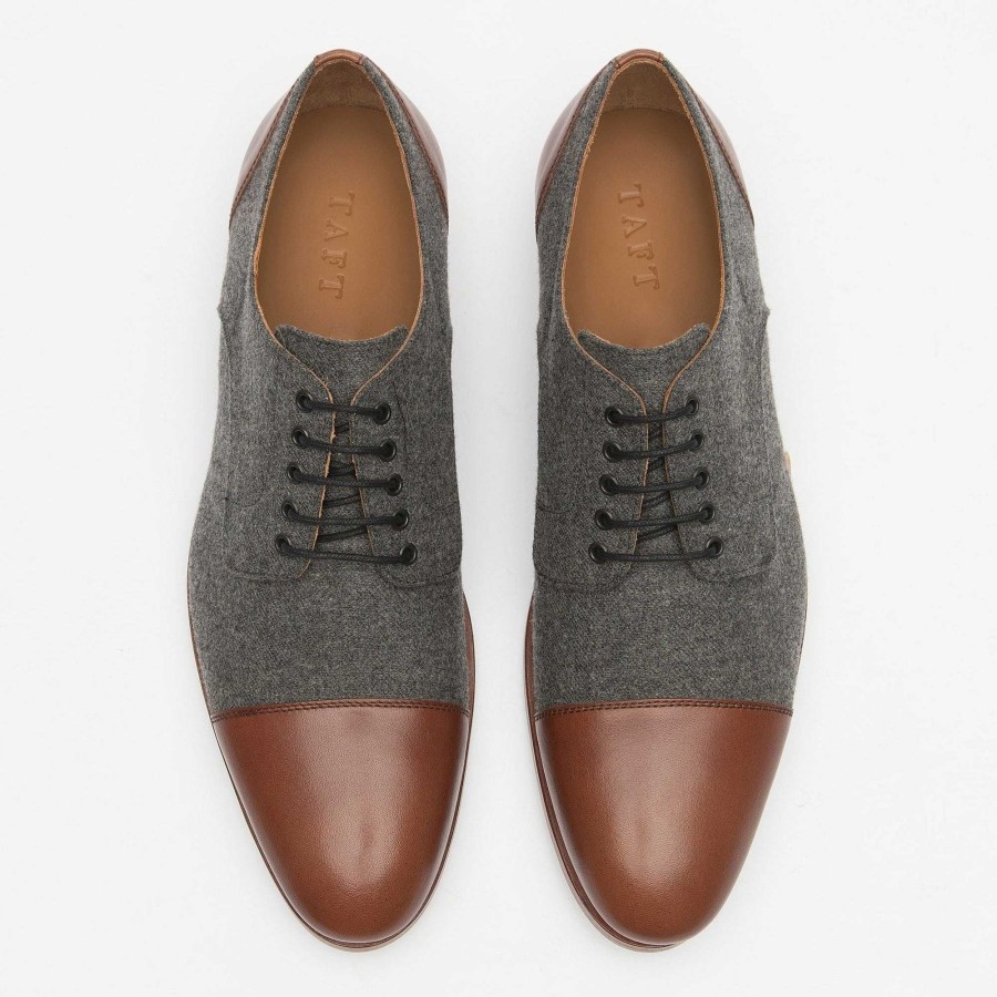 Shoes TAFT | The Jack Shoe - Grey/Brown Leather Shoes | Taft