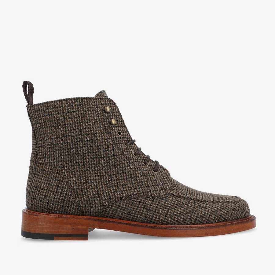 Boots TAFT | The Smith Boot In Espresso - Houndstooth Boot | Taft