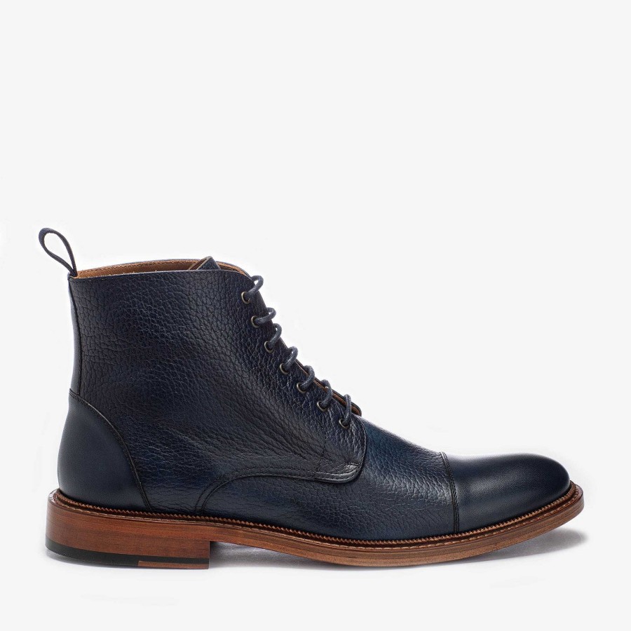 Boots TAFT | The Rome Boot - Navy Leather Boots | Taft