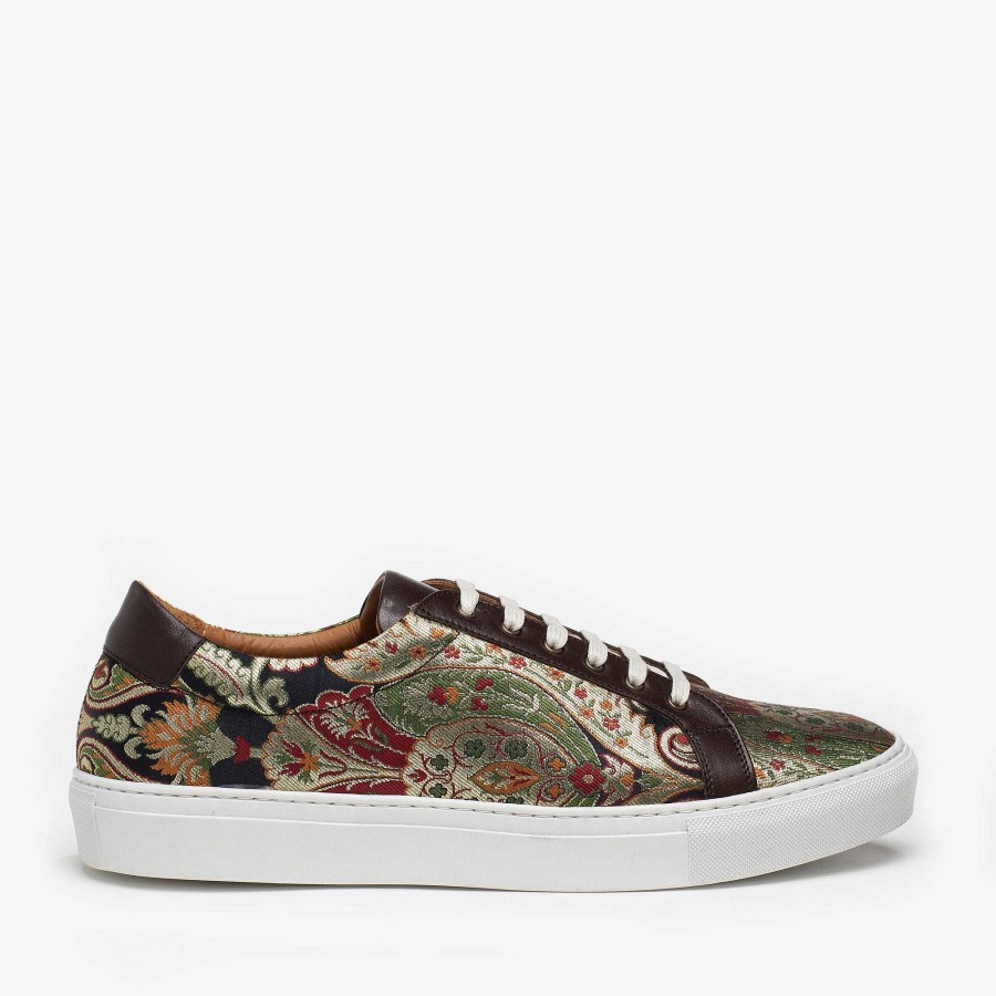 Sneakers TAFT | The Sneaker In Kashmir Multicolor Paisley Fabric | Taft