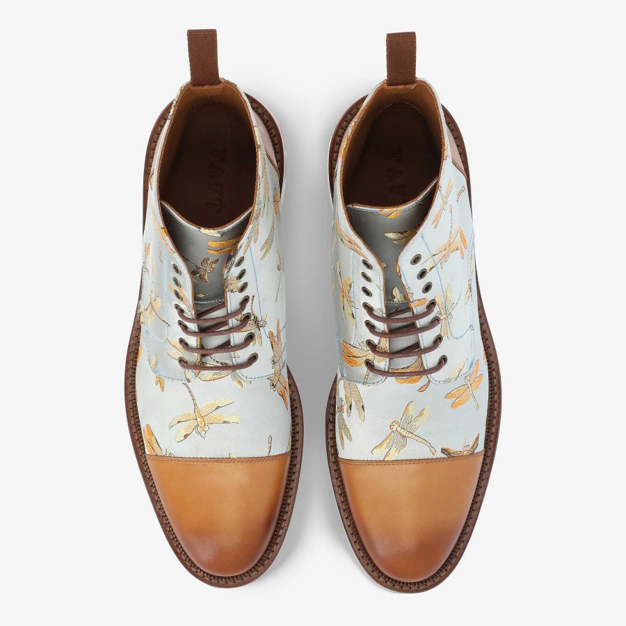 Boots TAFT | The Jack Boot In Blue Dragonfly Print | Taft