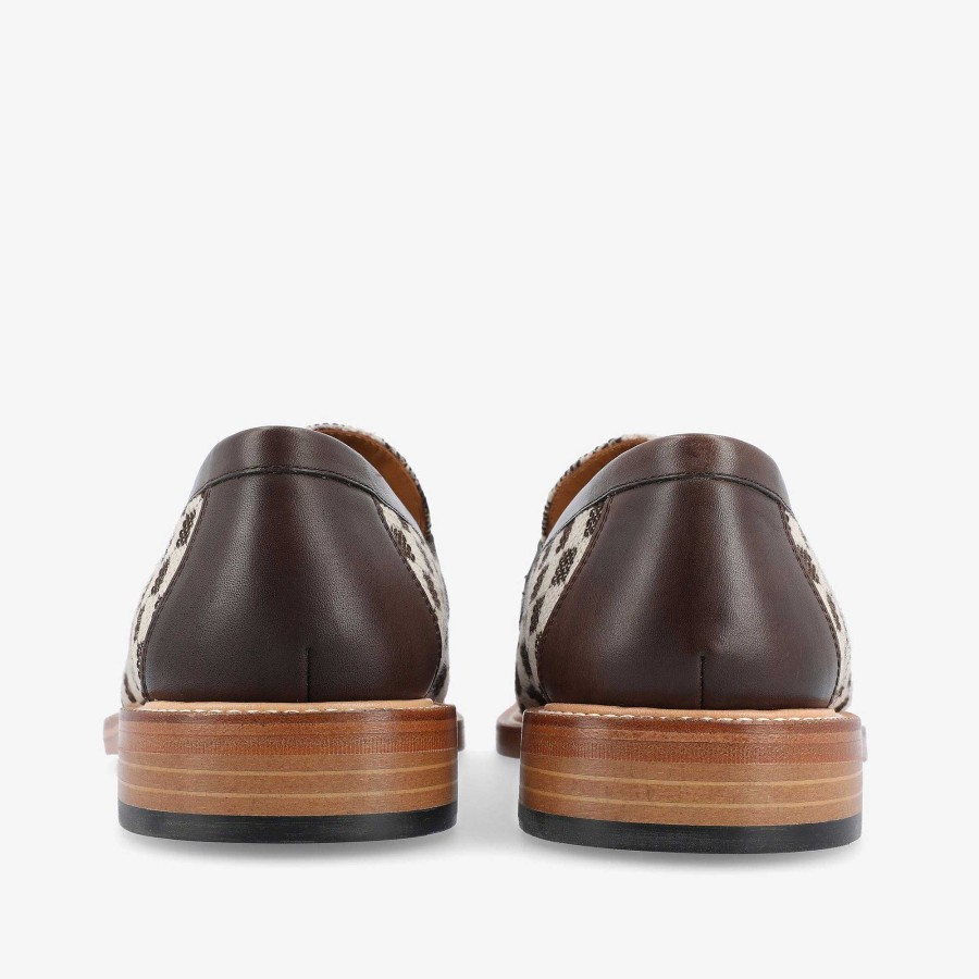 Loafers|Shoes TAFT | The Fitz Loafer In Brown Check | Taft