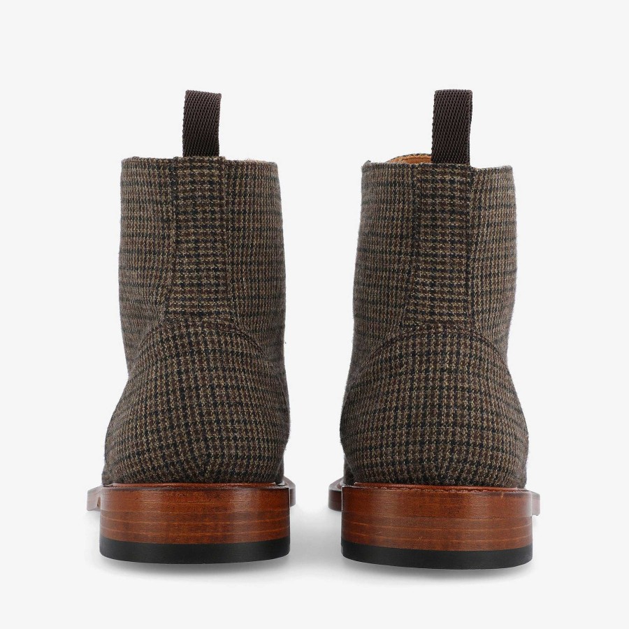 Boots TAFT | The Smith Boot In Espresso - Houndstooth Boot | Taft