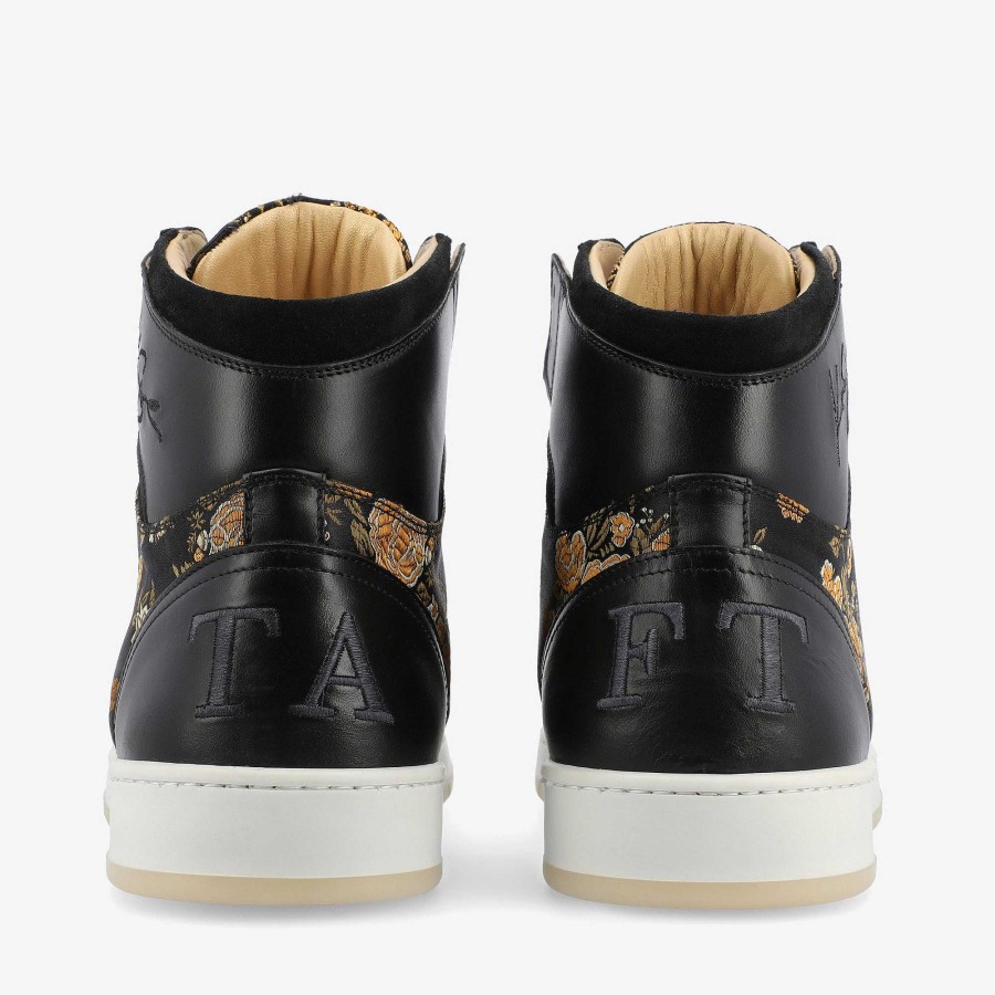 The Rapido Sneaker|Sneakers TAFT | Rapido Mens Black Hightop Sneakers - Eden Noir | Taft