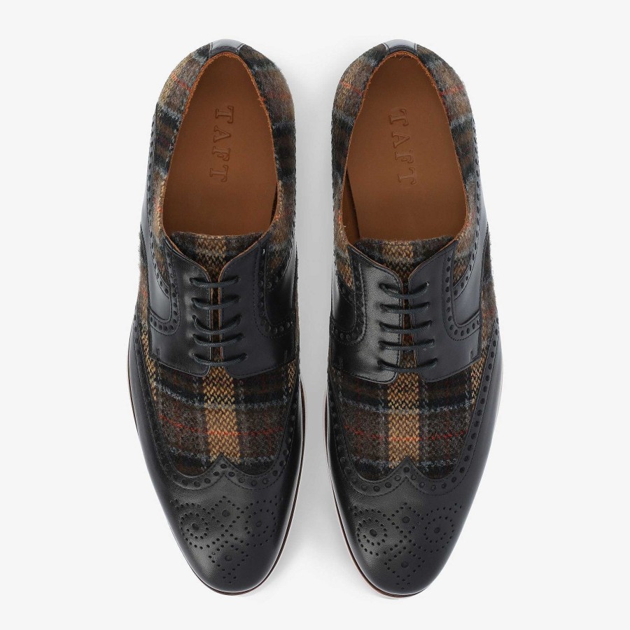 Shoes TAFT | The Wallace Shoe In Brown Tartan | Taft