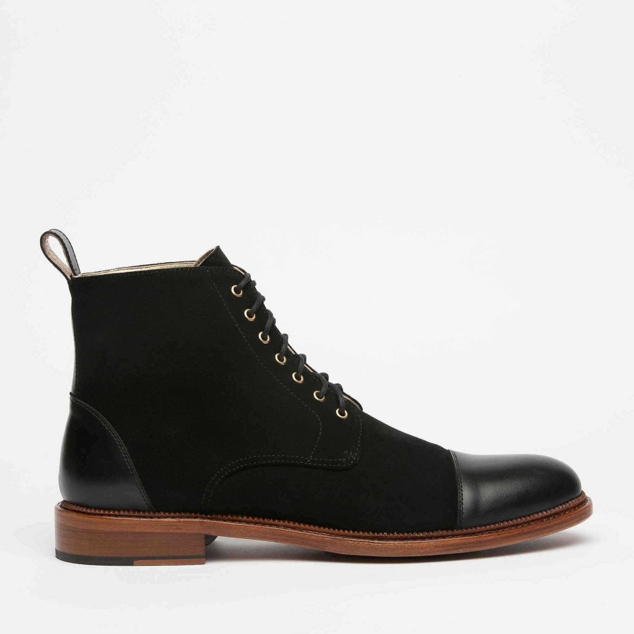 Boots TAFT | The Troy Boot - Black Suede | Taft