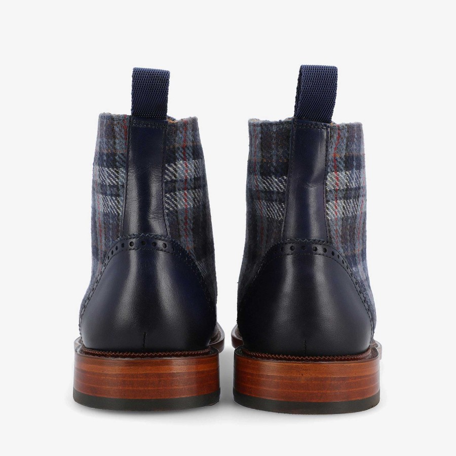 Boots TAFT | The Hamilton Boot In Blue Plaid | Taft