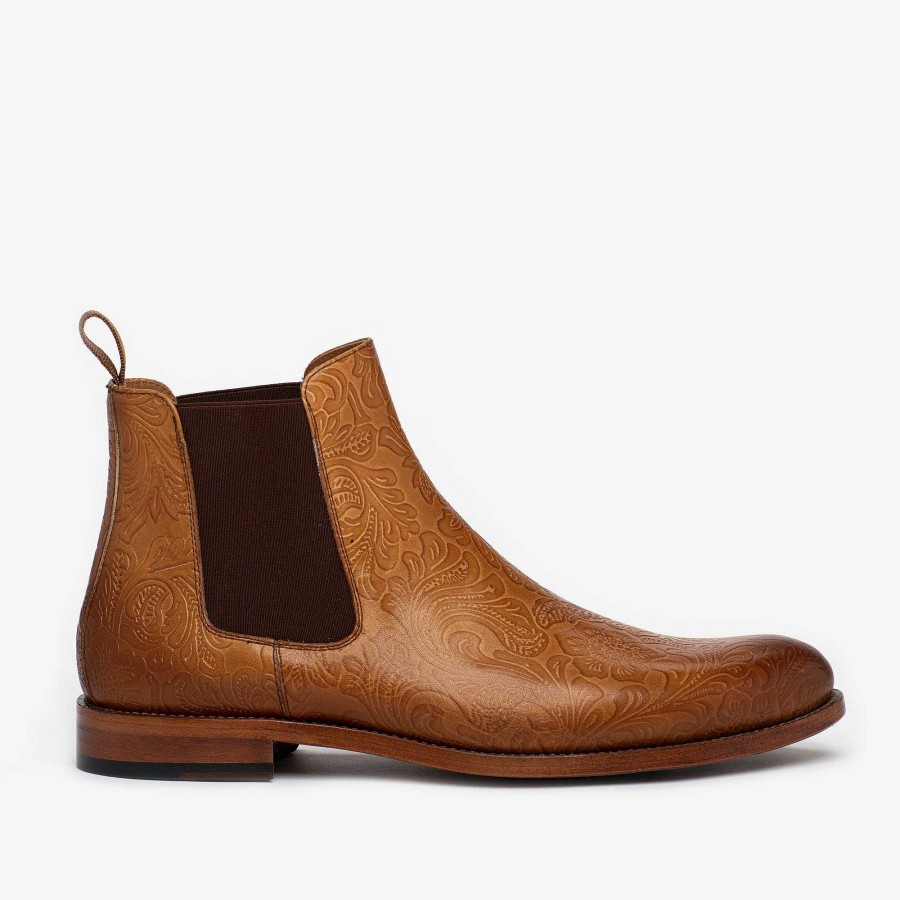 Chelsea Boots|Boots TAFT | The Jude Boot In Honey Floral - Full Grain Leather | Taft