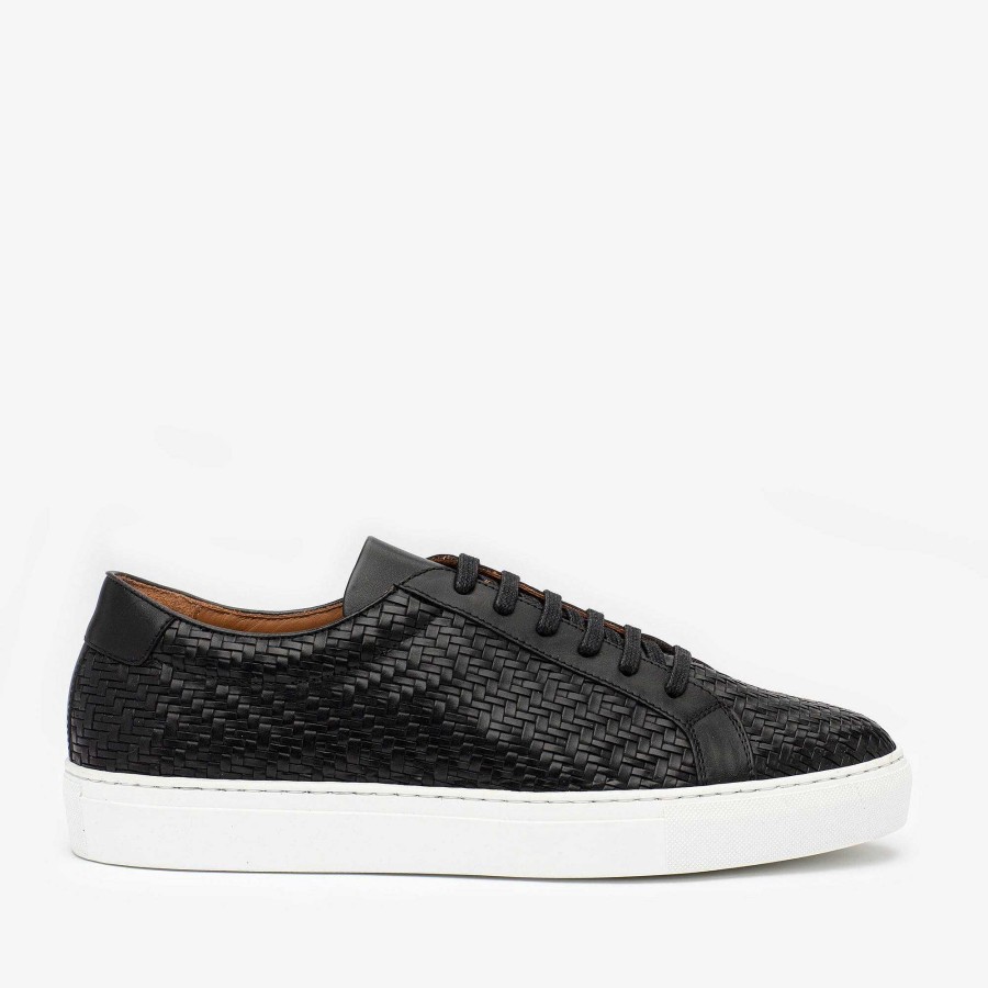 Sneakers TAFT | The Sneaker In Black Woven Leather | Taft